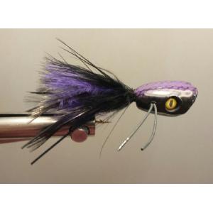 Bass Popper Purple and Black Image